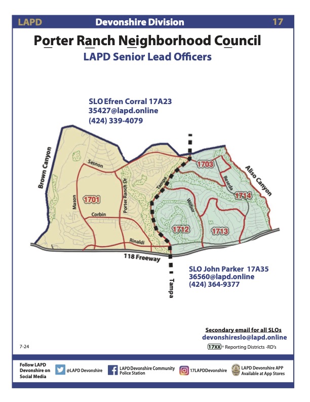 Senior Lead Officer Map