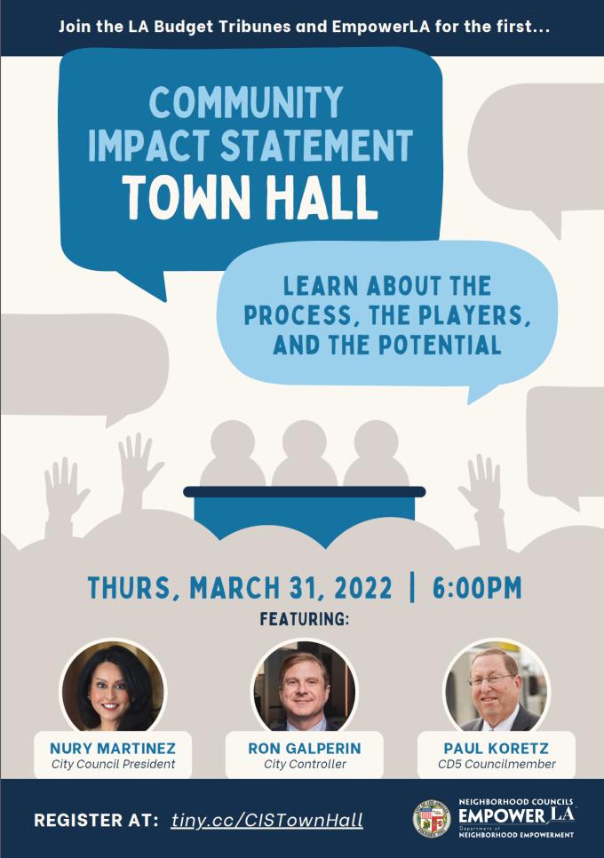 Community Impact Statement Town Hall