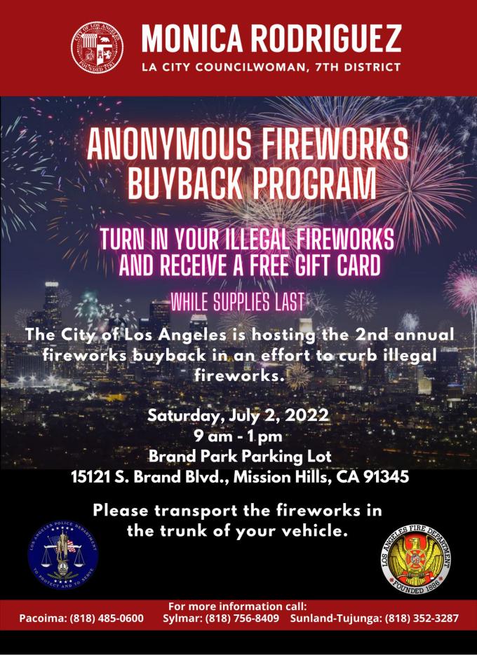 Fireworks buyback