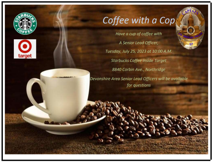 Coffee with a cop