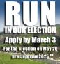 run in our election